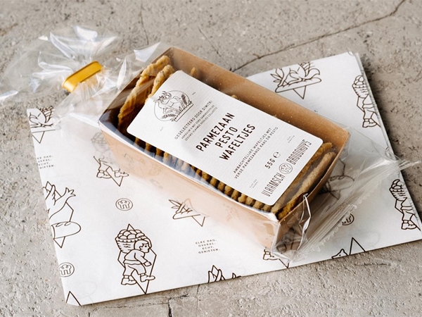 Parmezaan pestowafels