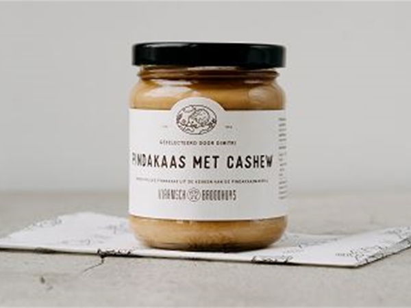 Pindakaas met cashewnoten